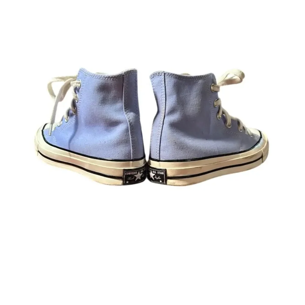Chuck 70 converse high top canvas sneakers sky blue size men's 5 women's 7